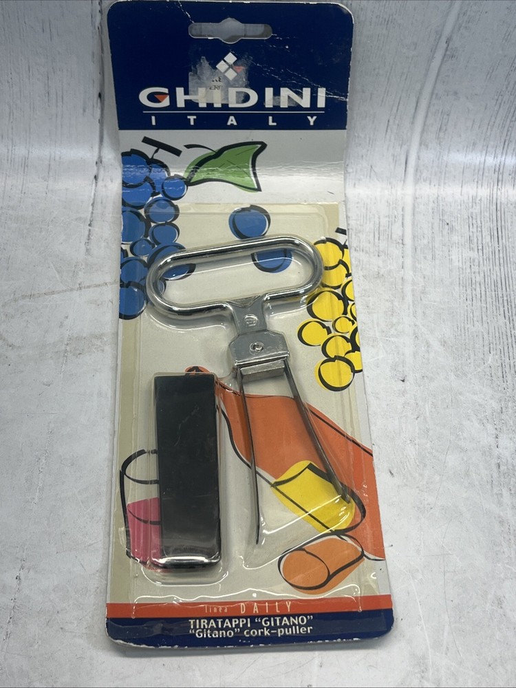 Vintage Chidini Italy Gitano Cork Puller Factory Sealed New
