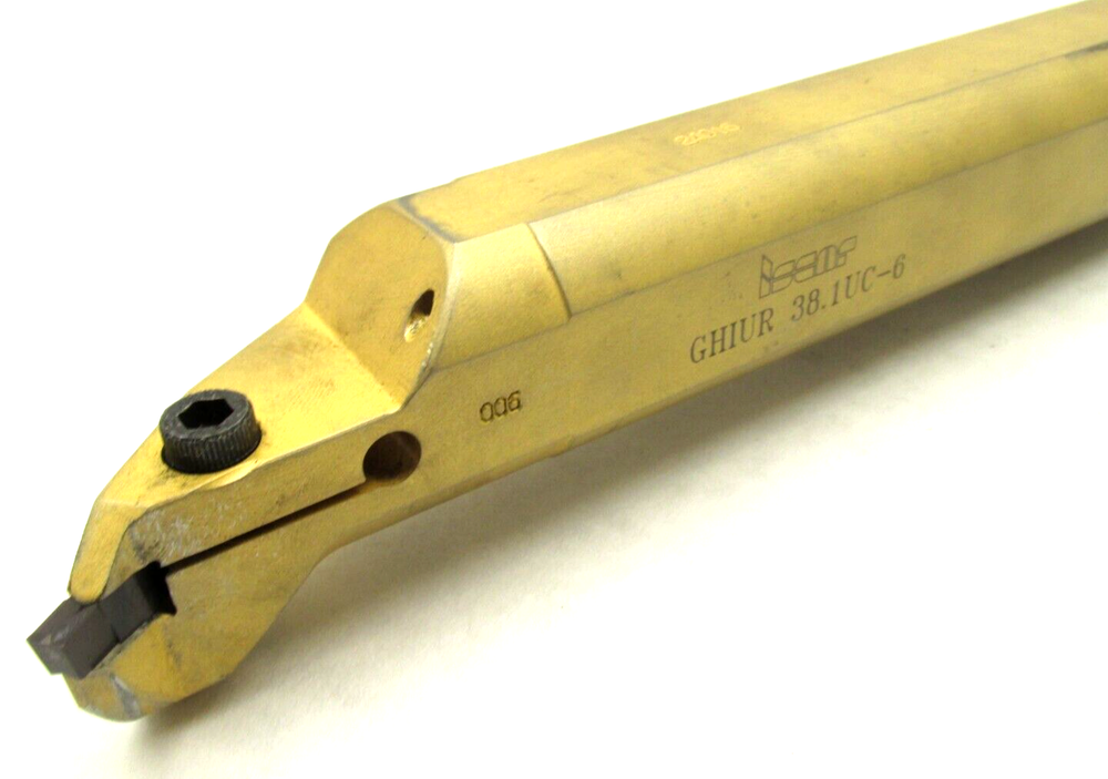 NICE! ISCAR 1-1/2" CUT-GRIP INDEXABLE INSERT BORING BAR - #GHIUR 38.1UC-6