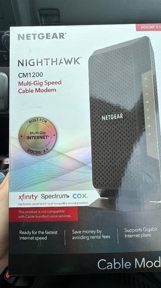 Netgear Nighthawk CM1200 Multi-Gig Speed Cable Modem