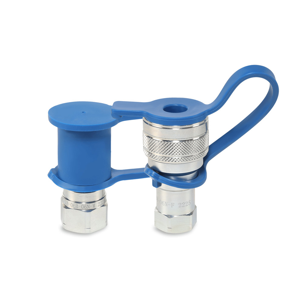 3/8″ ISO 7241-B Quick Disconnect Hydraulic Couplers Set - 3/8″ NPT Thread