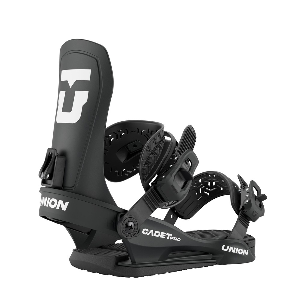 Union Cadet Pro Kid's Snowboard Bindings, Black, Medium MY26