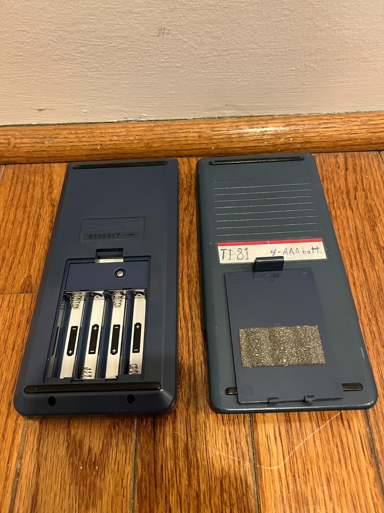 Texas Instruments TI-81 Graphing Calculator with Slide Cover