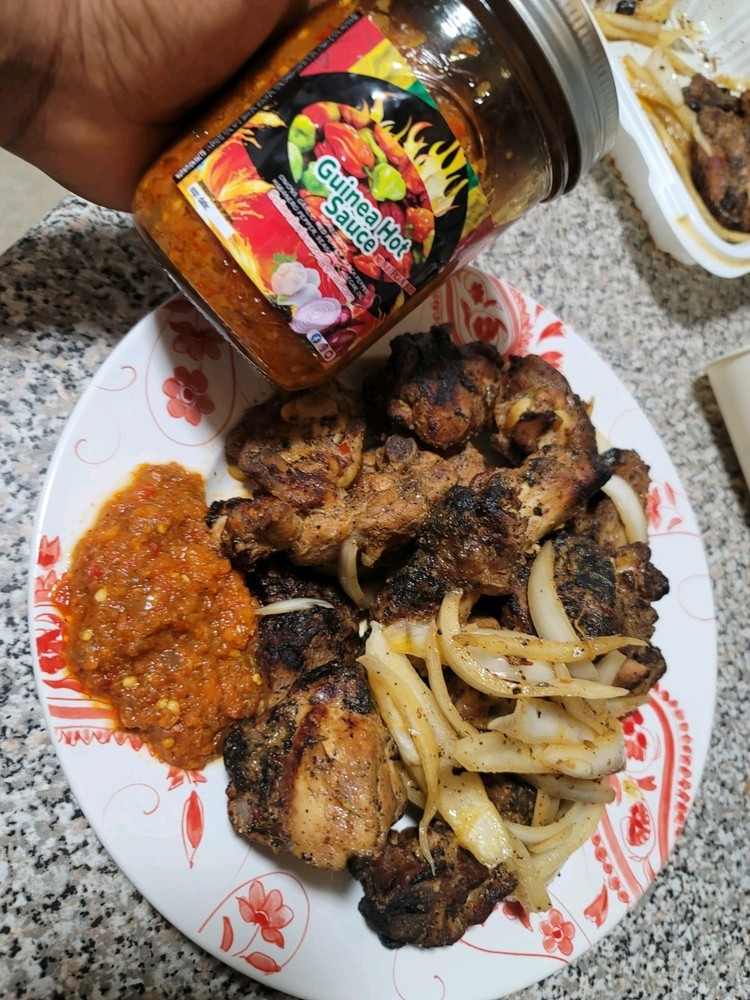 Guinea Hot sauce Made with LOVe