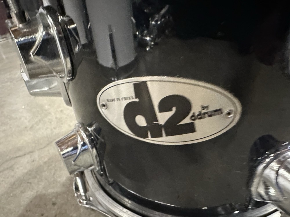 8" ddrum D2 Rack Tom Drum BLACK 7x8 #DA3