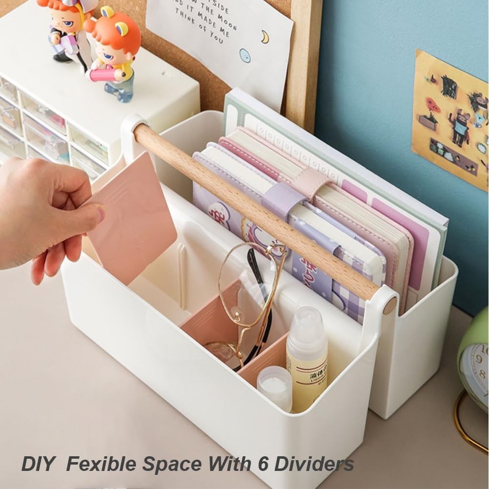Art Caddy Organizer with Handle, Marker Organizer, Art Supply Storage Organizer