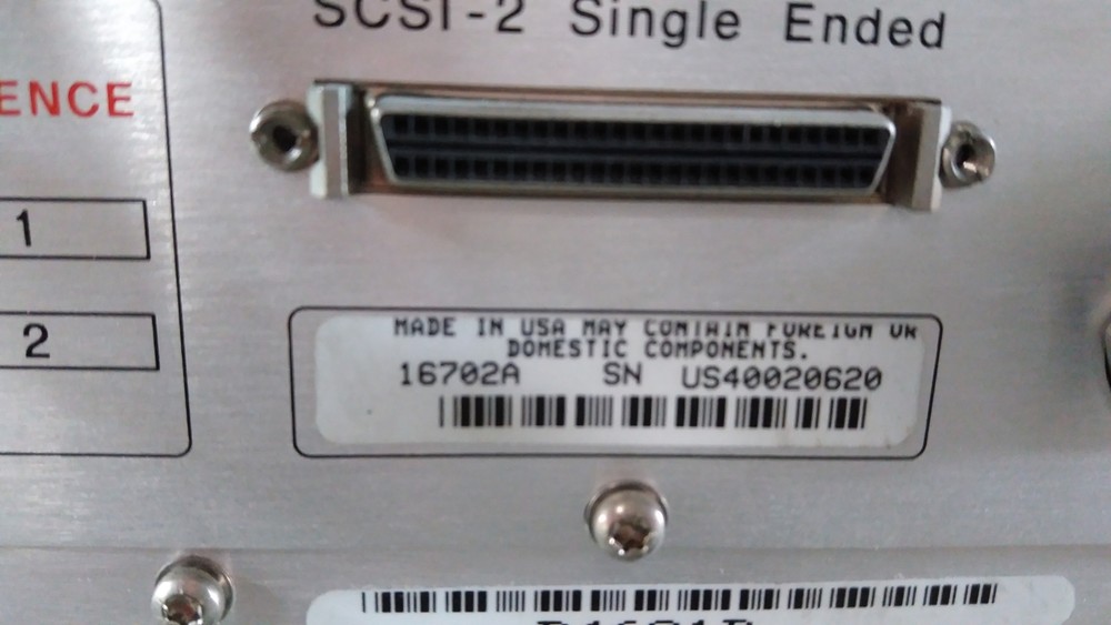 [Failure] HP Agilent / 16702A / Logic Analyzer System, Body only