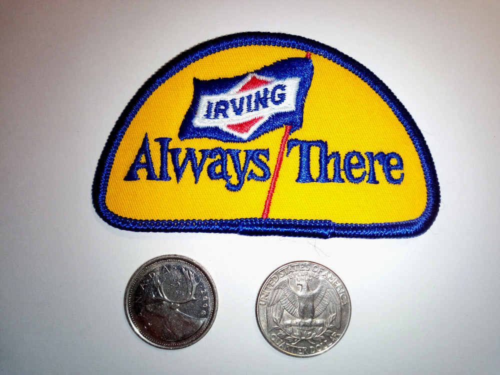 Vintage IRVING Always There Patch Badge Crest