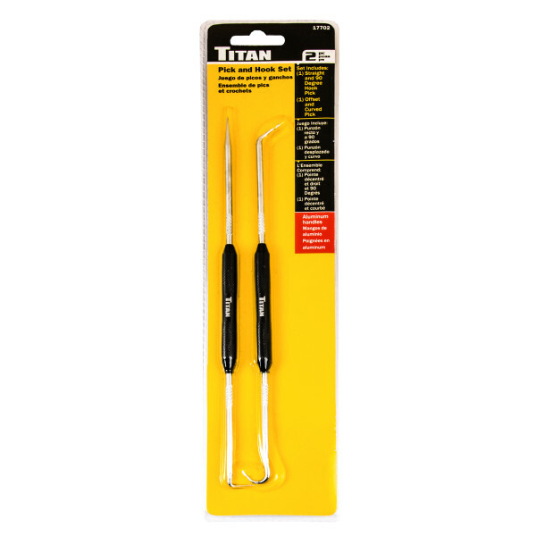 Titan 17702 2pc 8.5" Long Pick and Hook Set