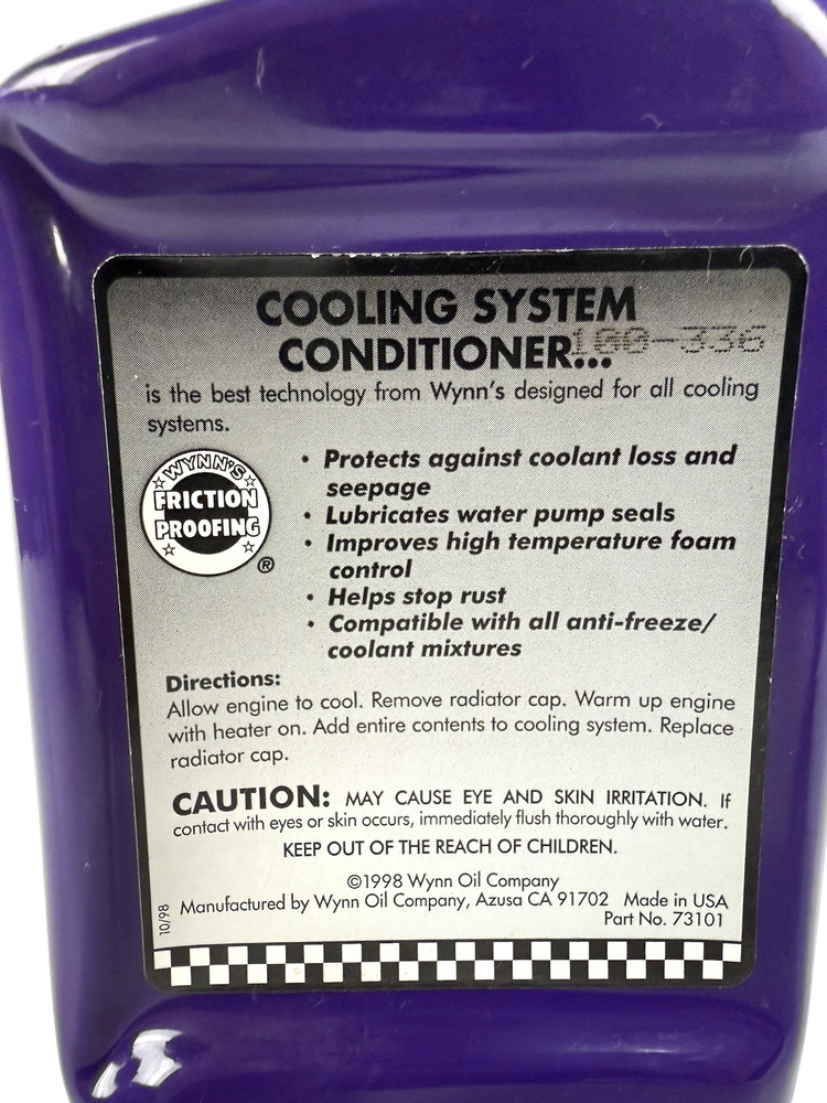 Wynn's 73101 Cooling System Cleaner 8 Oz