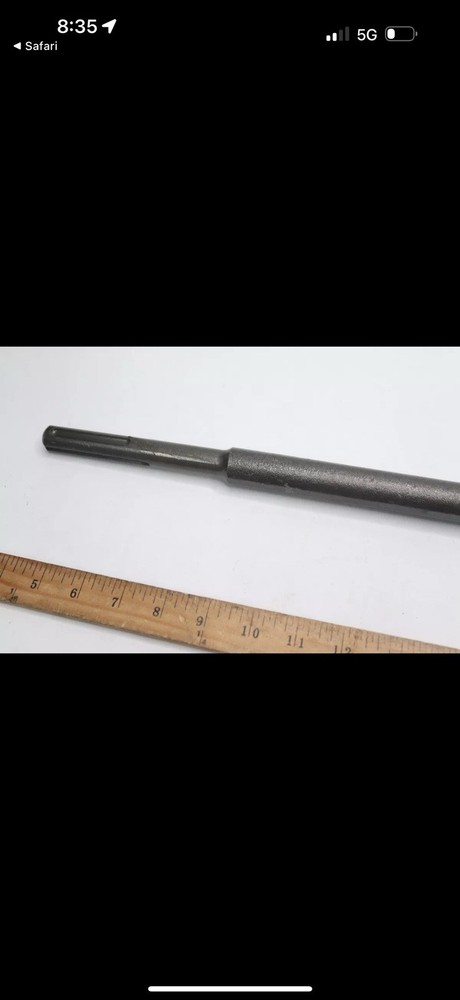6” Wide Floor Scraper for SDS Max Replaceable Blade Demo NEW