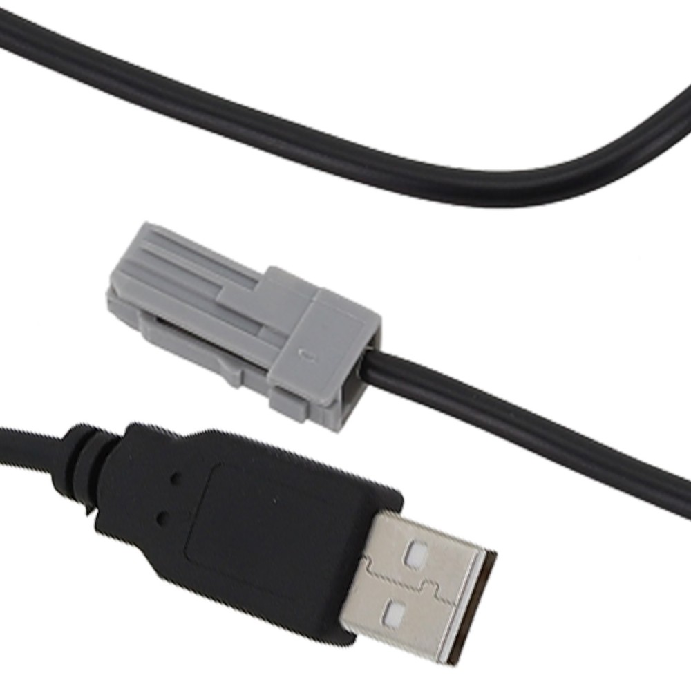 Black Car Cable USB to MP3 Data Line Adapter for Direct Installation