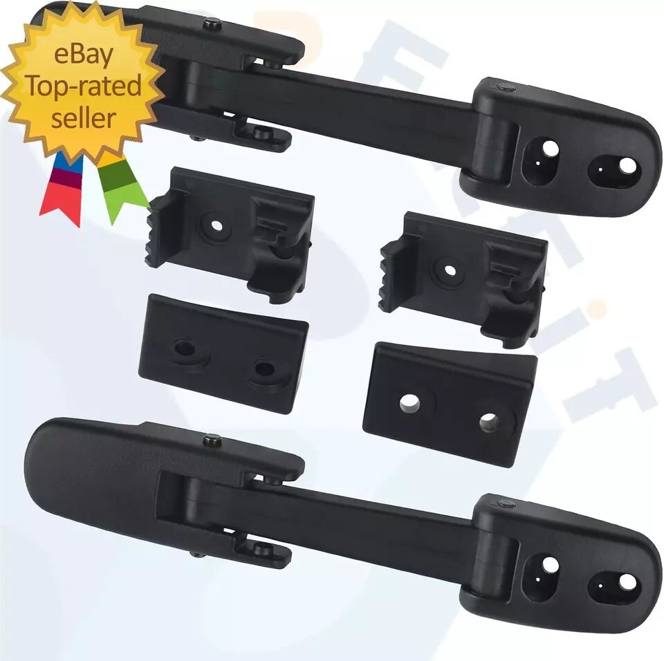 Mack Hood Latch Strap W/Catch Bracket Left Driver & Right Passenger Side Black