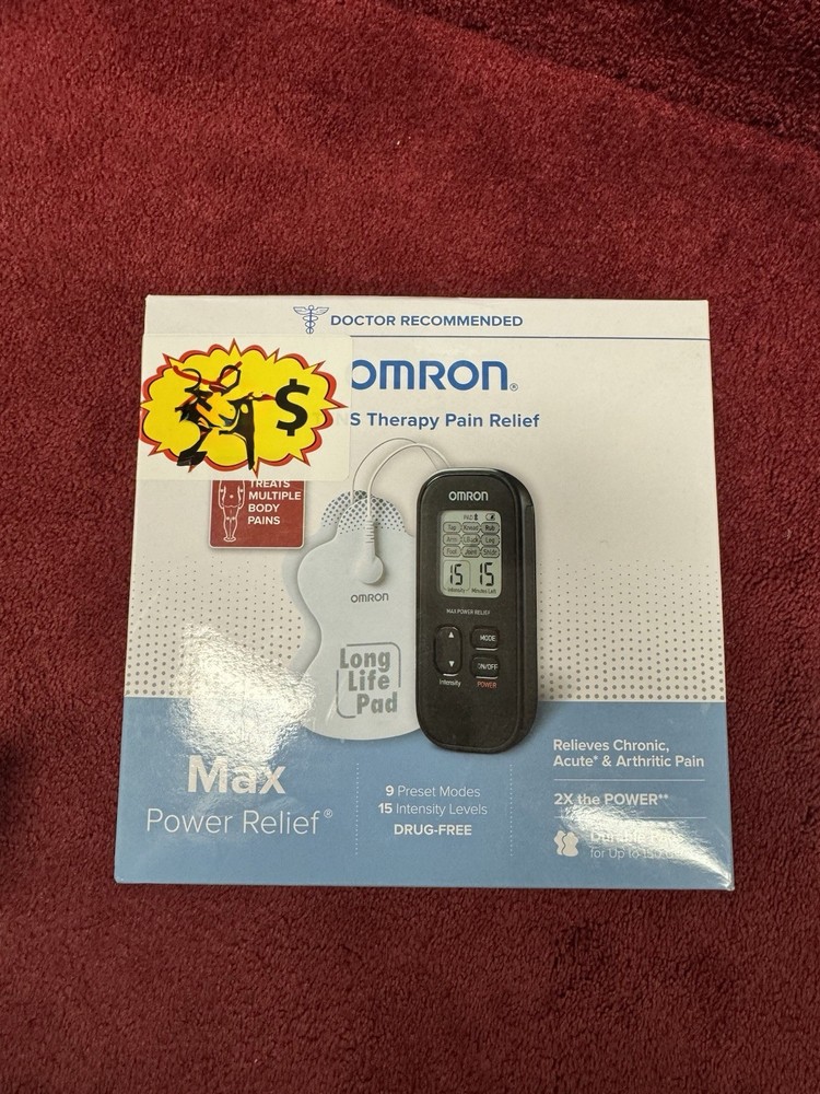 Omron PM500 Max Power Relief TENS Device 🆕