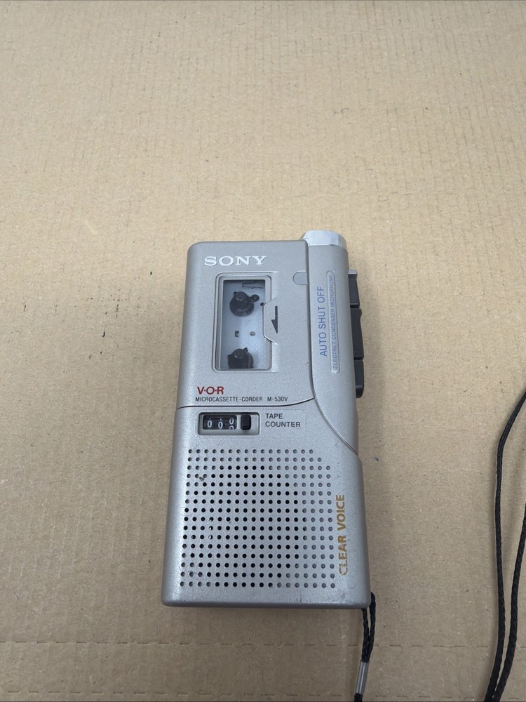 Sony M-530V Handheld Cassette Voice Recorder Untested