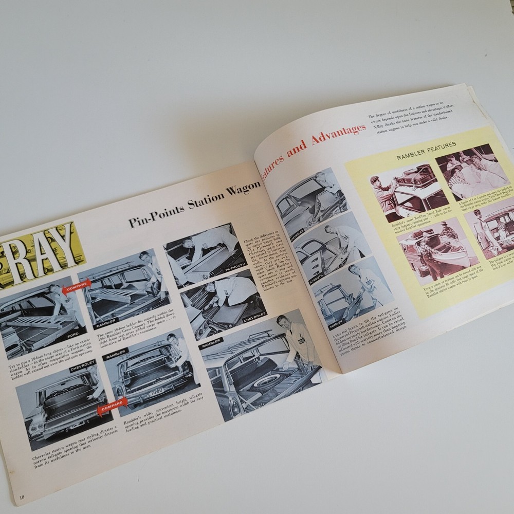 2x 1960 Ford Rambler Brochure, X-Ray