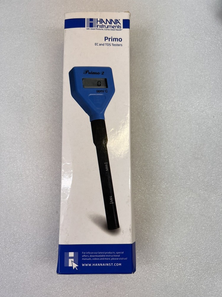 Hanna Instruments Primo EC and TDS Testers Conductivity Meter