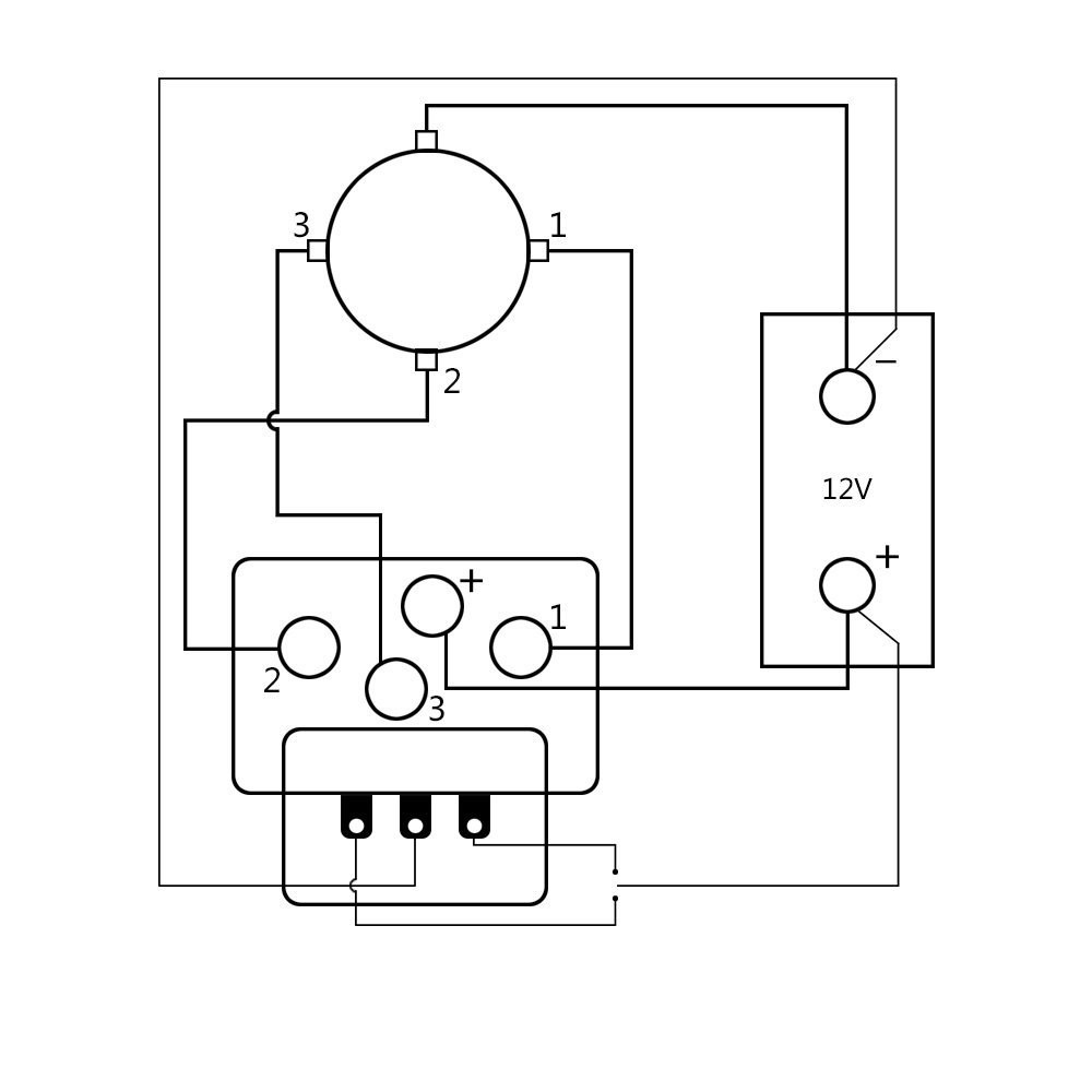 GRIPWAY 12V 500A Solenoid Relay - Winch Replacement...