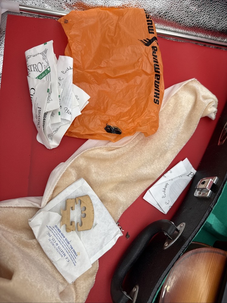 Bestler Violin w/Bow, Case, Extra Strings