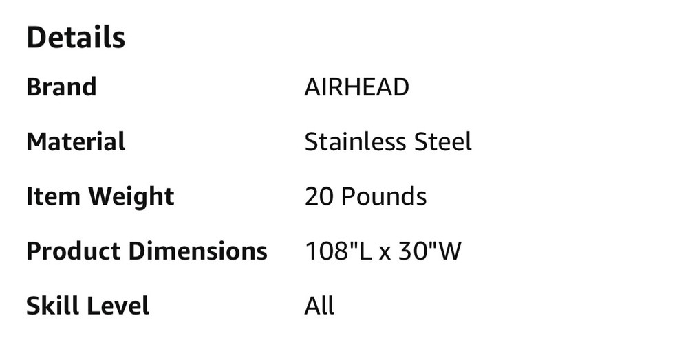 airhead bliss 930 pink paddleboard