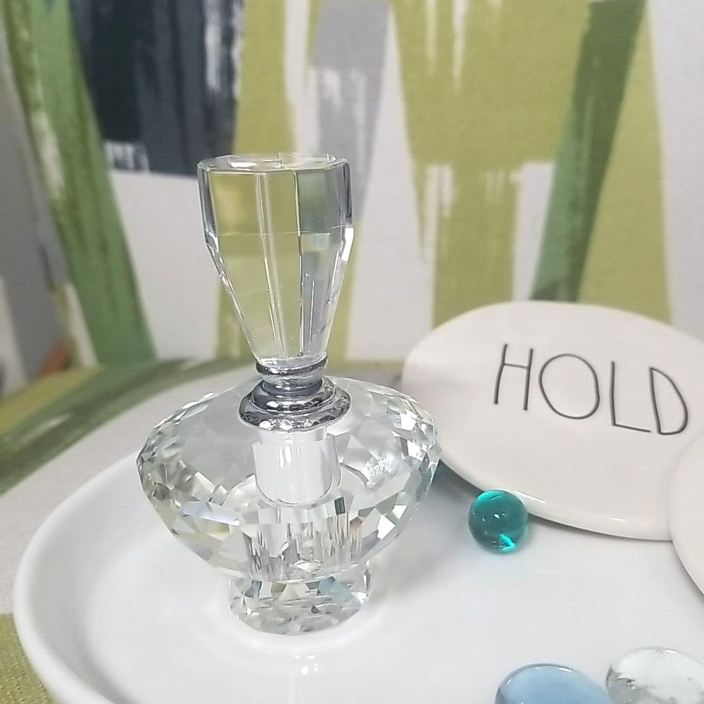 Faceted Perfume Bottle Decor Rae Dunn Coasters
