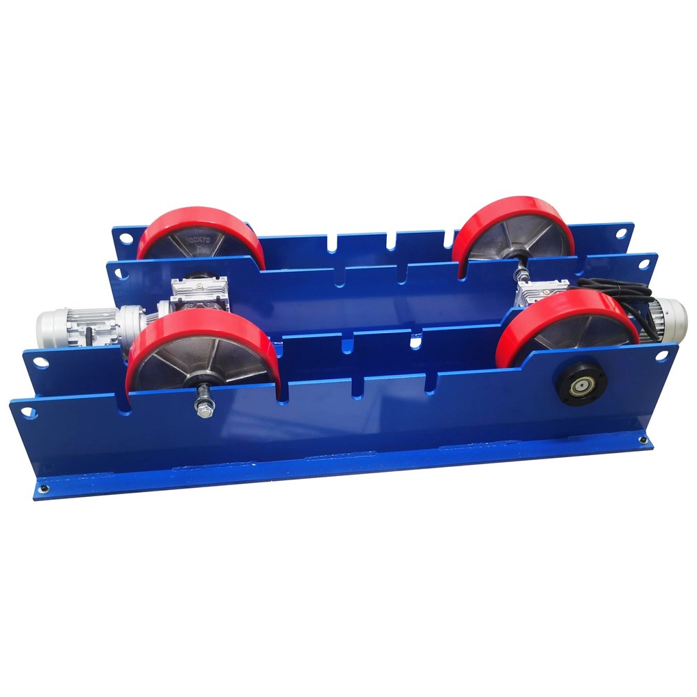 220V 3 Ton Adjustable Welding Turning Roller Linkage Welding Roller Support