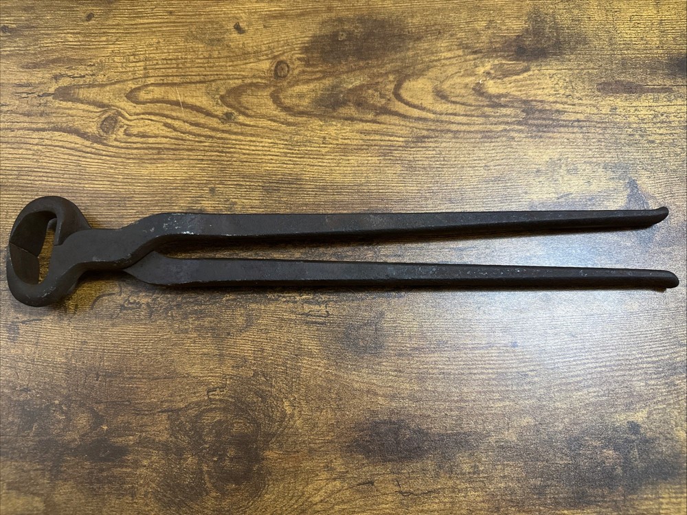 Iron Nippers Diamond Farrier blacksmith Nail Nipper Puller 15" Long