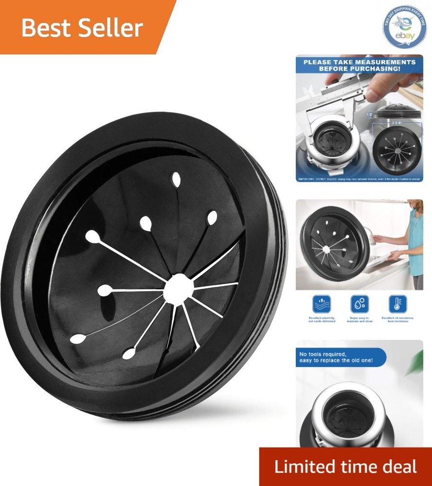 Multi-Function 3-1/8 Inch Garbage Disposal Splash Guard - Fits All Major Brands