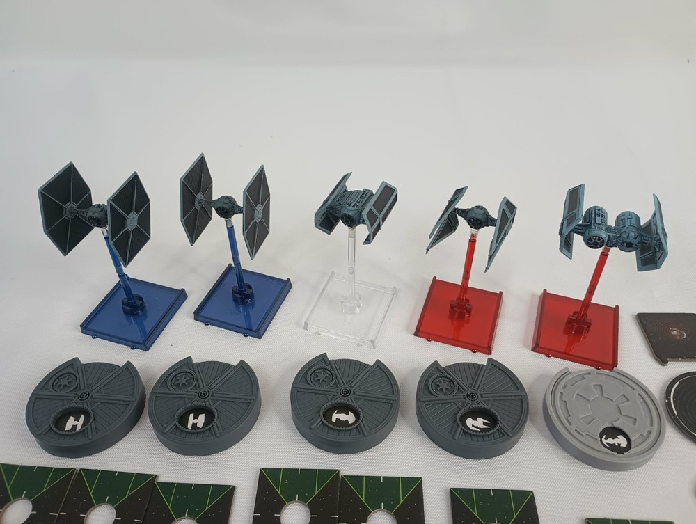Star Wars X wing 2.0 Galactic Empire Starter Set Bundle 5 Ships + Extras