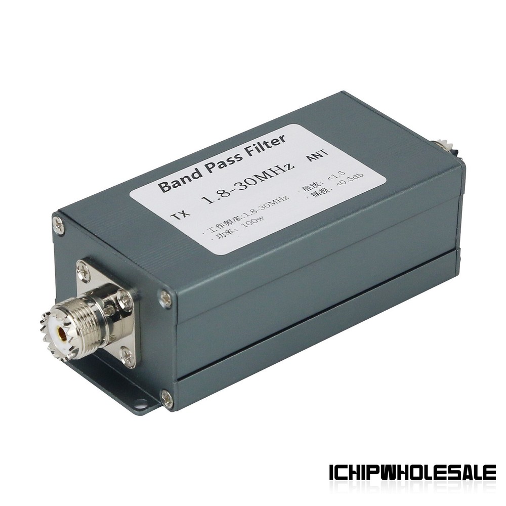 1.8-30MHz Band Pass Filter BPF Bandpass Filter Antiinterference Suppress Clutter