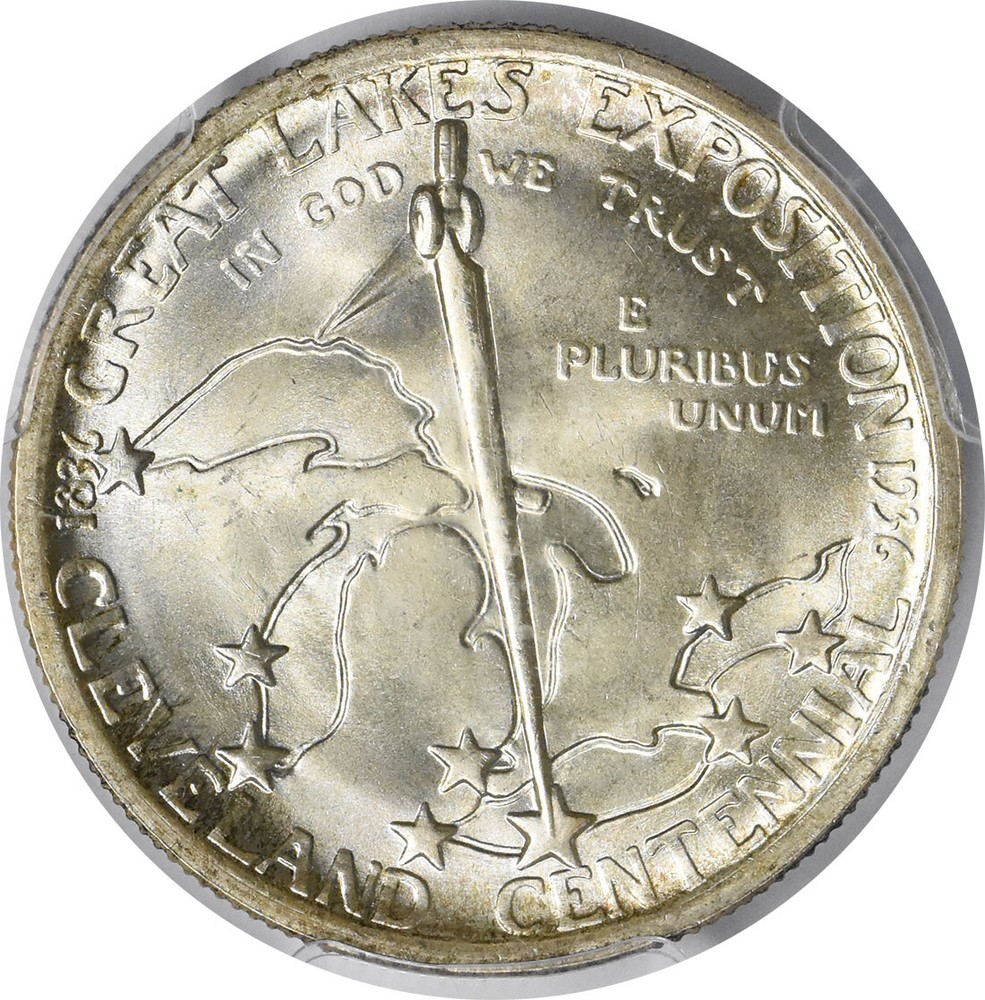 Cleveland Commemorative Silver Half Dollar MS67 PCGS