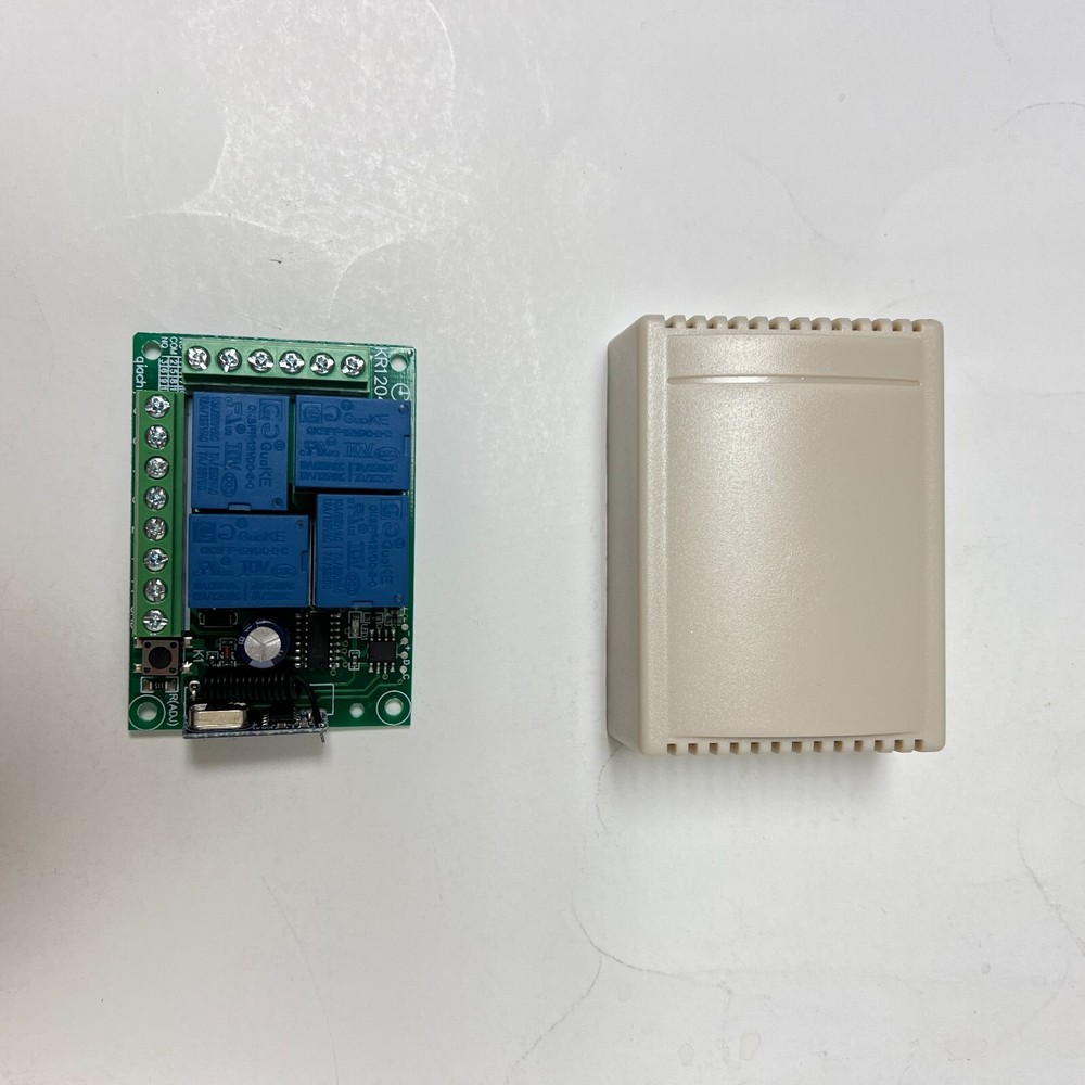 QIACHIP Universal 12V 4CH Wireless Relay Remote Module Switch RF 433Mhz