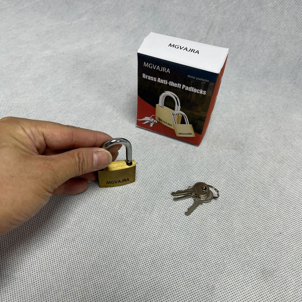 MGVAJRA Solid Brass Anti-theft Metal padlocks