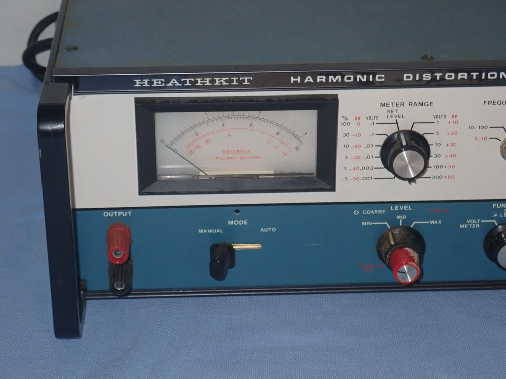 Heathkit IM-5258 Harmonic Distortion Analyzer w/ Manual