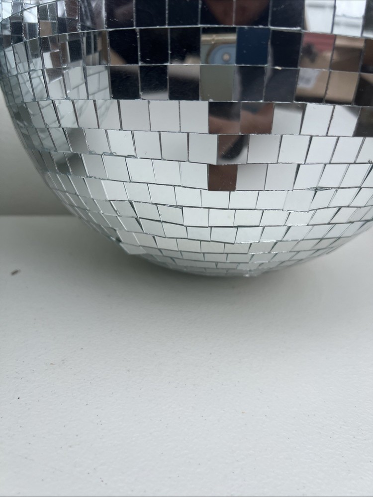 12"Diameter Polyfoam Mirror Disco Ball (Set Of 2)