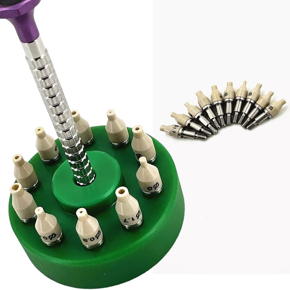 Watch Hand Install Setting Tools Dual Sided with Replaceable Pusher Fitting Sezz