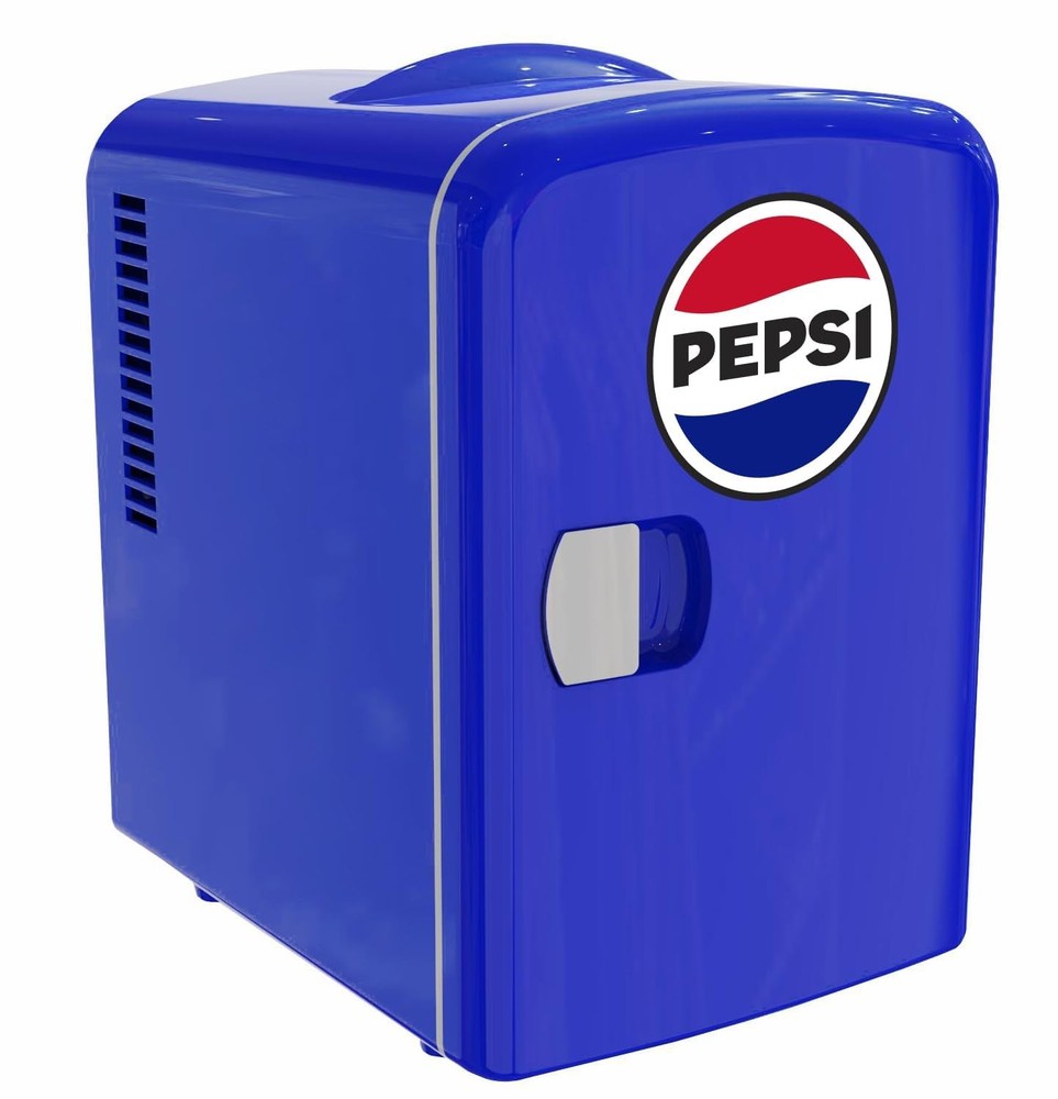 Pepsi 6-can Mini Fridge, BLUE, 4 liters
