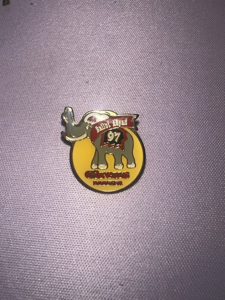Ballut Abyad Circus Lapel Pin Elephant 1997