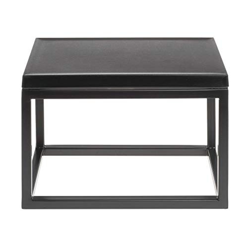 HUBERT® Black Display Riser with Black Top - 7"H