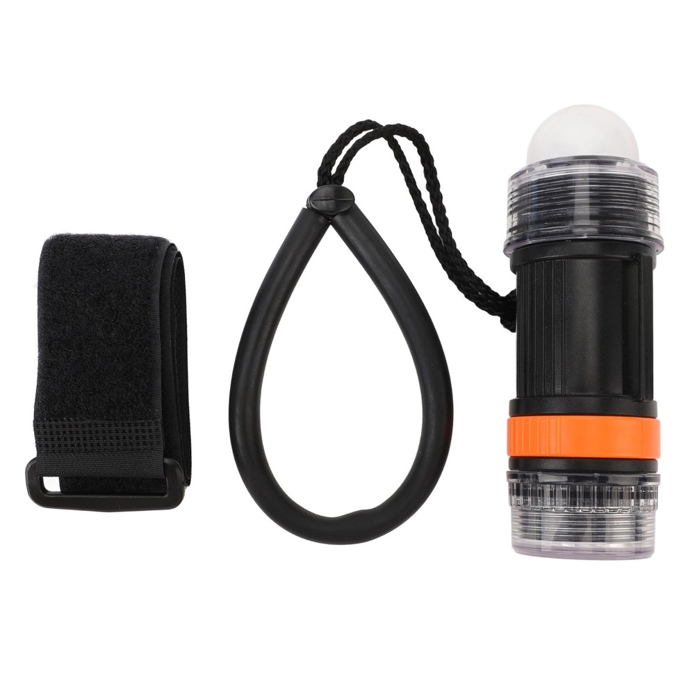 Waterproof Dive Strobe Flashlight High Brightness LED For Underwater Advent DGPM
