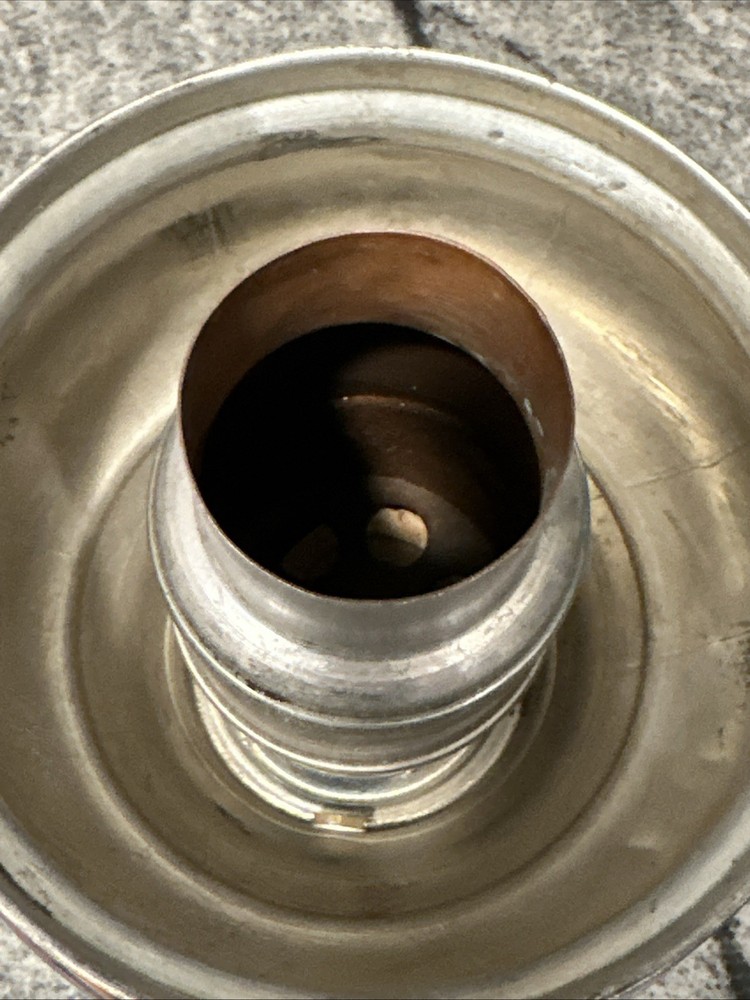 Vintage 5 lt Blue Electric Copper Samovar Tea Set Cylinder Kettle Decorative