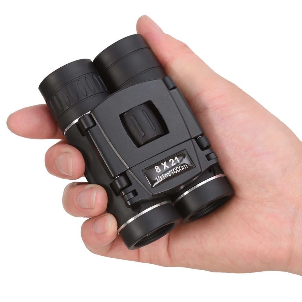 Anourney 8x21 Mini Compact Pocket Binoculars, Lightweight Foldable Easy Focus...
