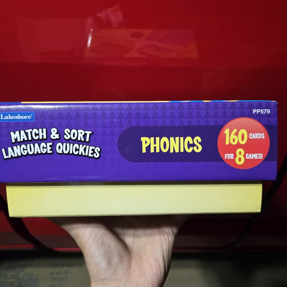 Lakeshore Phonics Match & Sort Language Quickies Game Grades 2-3