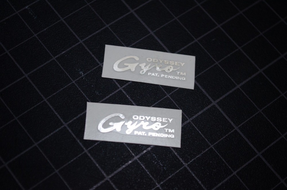 Decals for Odyssey Gyro Cup - CHROME