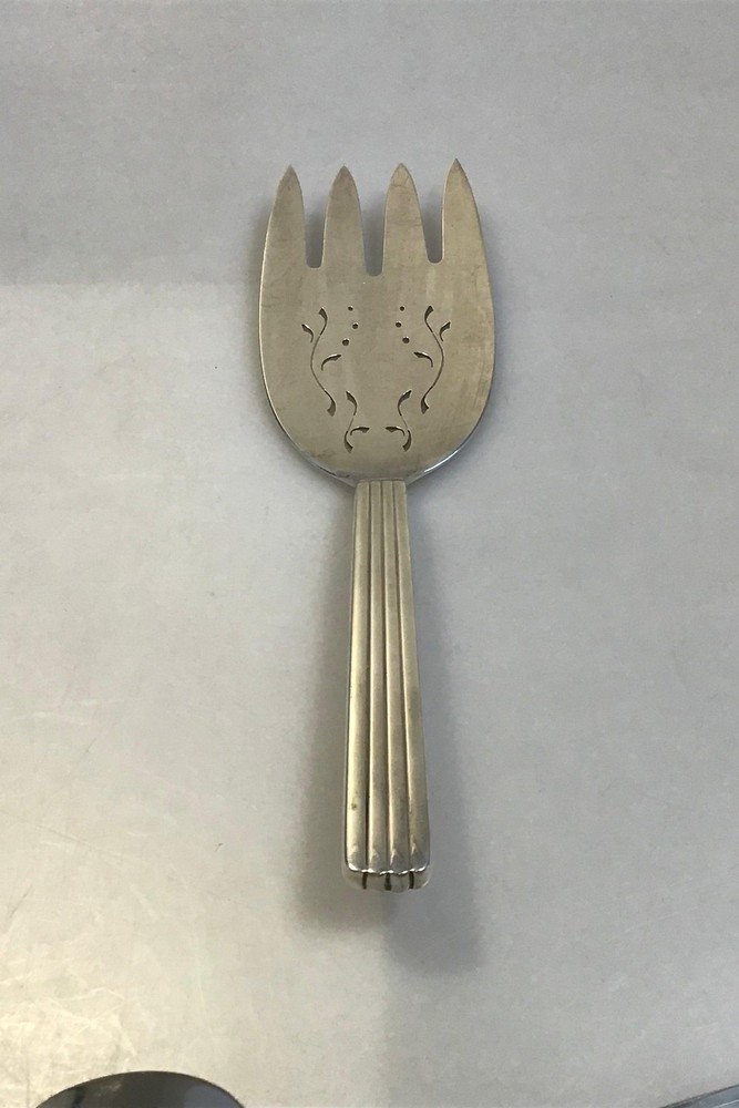Georg Jensen Sterling Silver Bernadotte Fish Serving Fork No 231