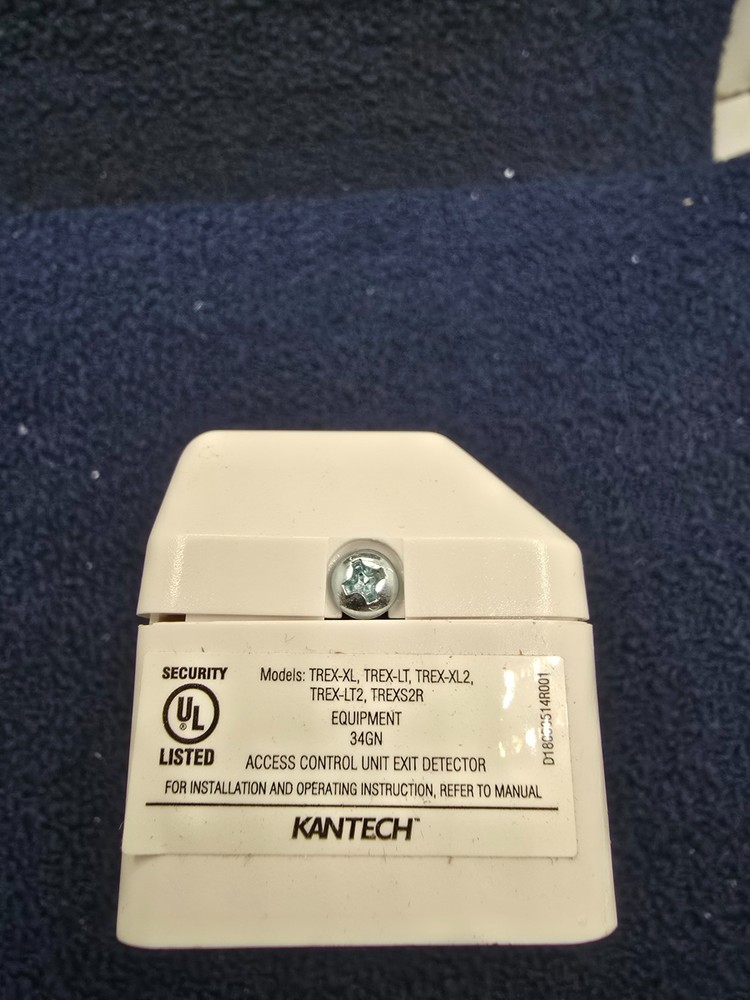 Kantech T-REX-LT Request to Exit Detector with Tamper and Timer White