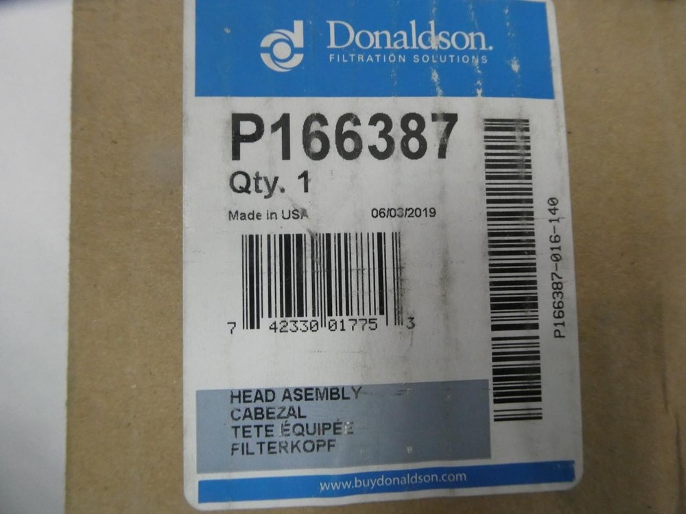 Donaldson P166387 Head Assembly