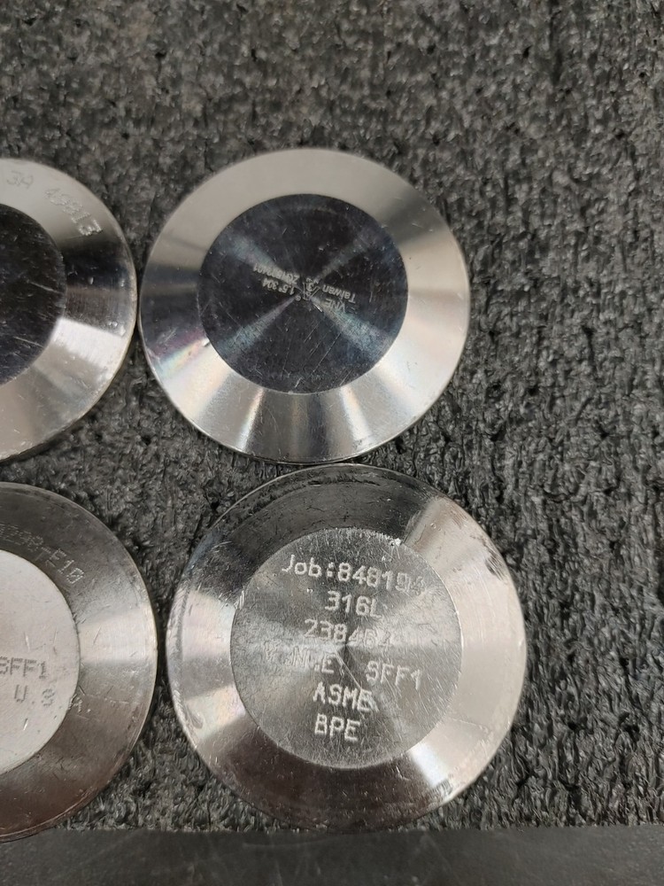 Assorted Lot 15pcs Mix 316L 304 2" SS Tri Clamp End Caps