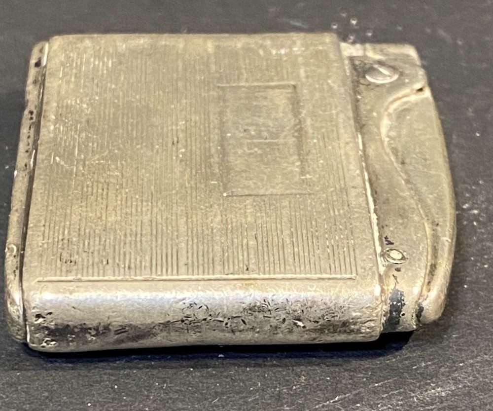 Vintage Sterling Silver Ronson Adonis Lighter Art Deco