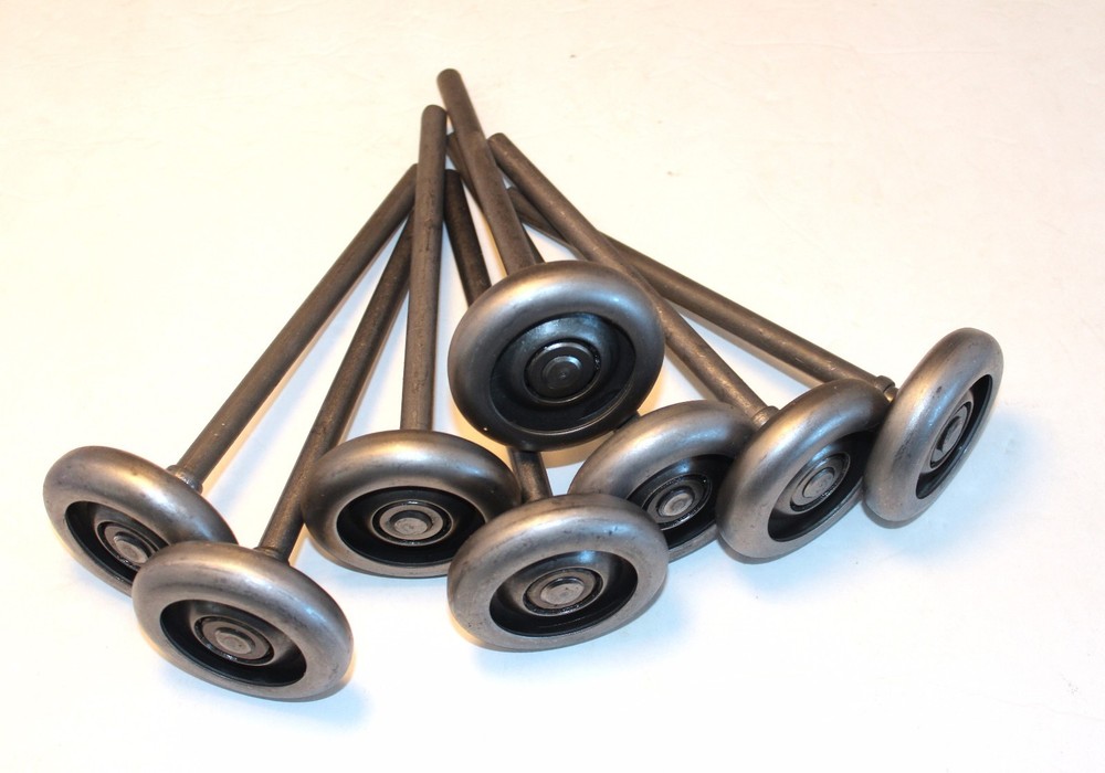3" Steel Rollers with 9" Stem - Package of 14 Rollers