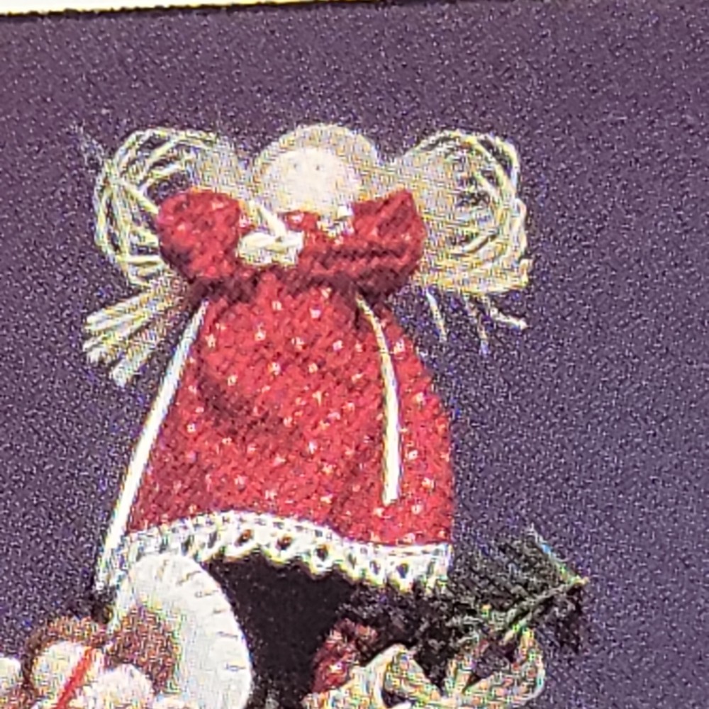 7" Christmas ANGEL decorative ORNAMENT DOLL Sewing CRAFT PATTERN uc cornell VTG